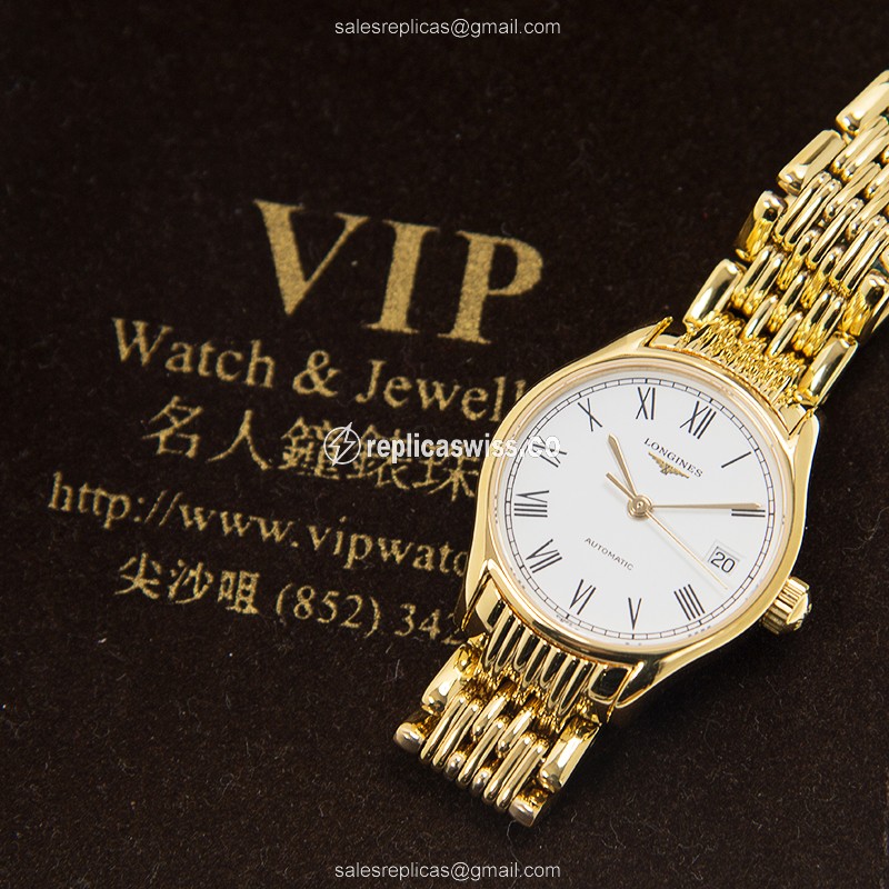 Longines L4.360.2.11.8 LONGINES LYRE Automatic Gold-Plated & Stainless Steel