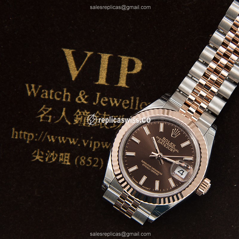 Rolex 279171-0017 LADY DATEJUST Automatic 18kt Rose Gold & Steel
