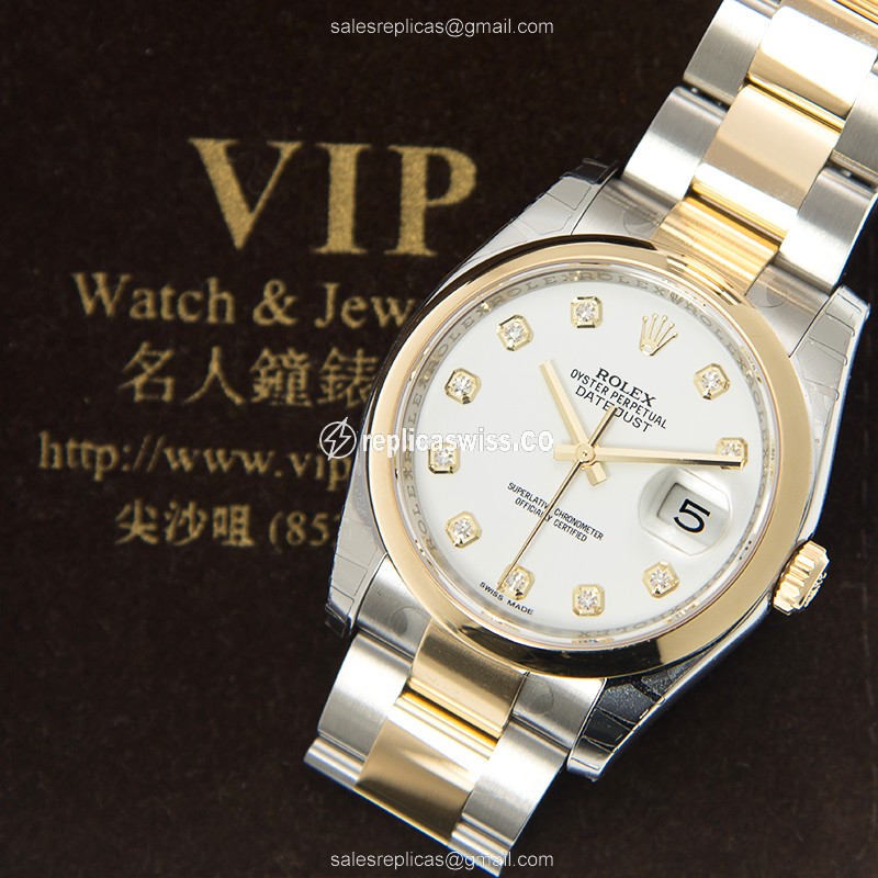 Rolex 116203G DATEJUST Automatic 18kt Gold & Steel