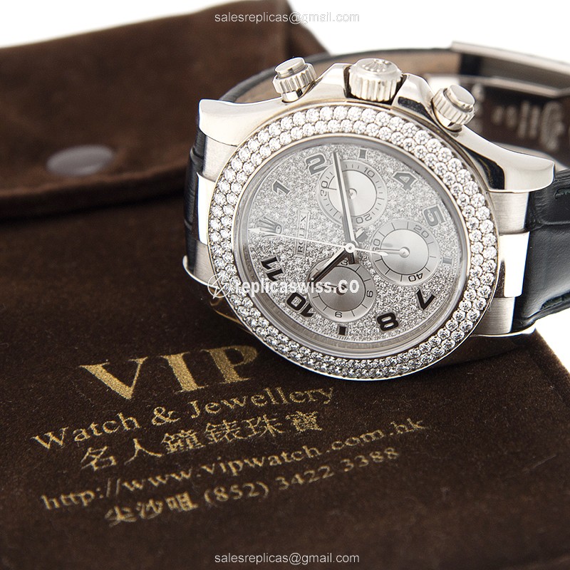 Rolex 116589RBR DAYTONA Automatic 18kt White Gold & Diamond