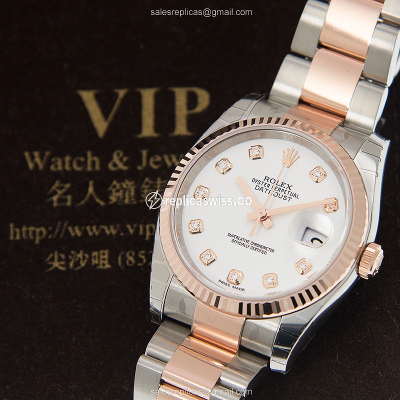 Rolex 116231G DATEJUST Automatic 18kt Rose Gold & Steel