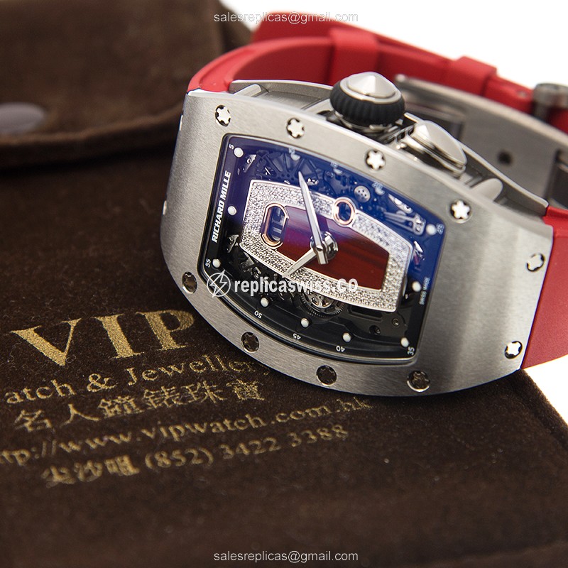 Richard Mille RM37-TITANIUM-RED DIAL Automatic Titanium