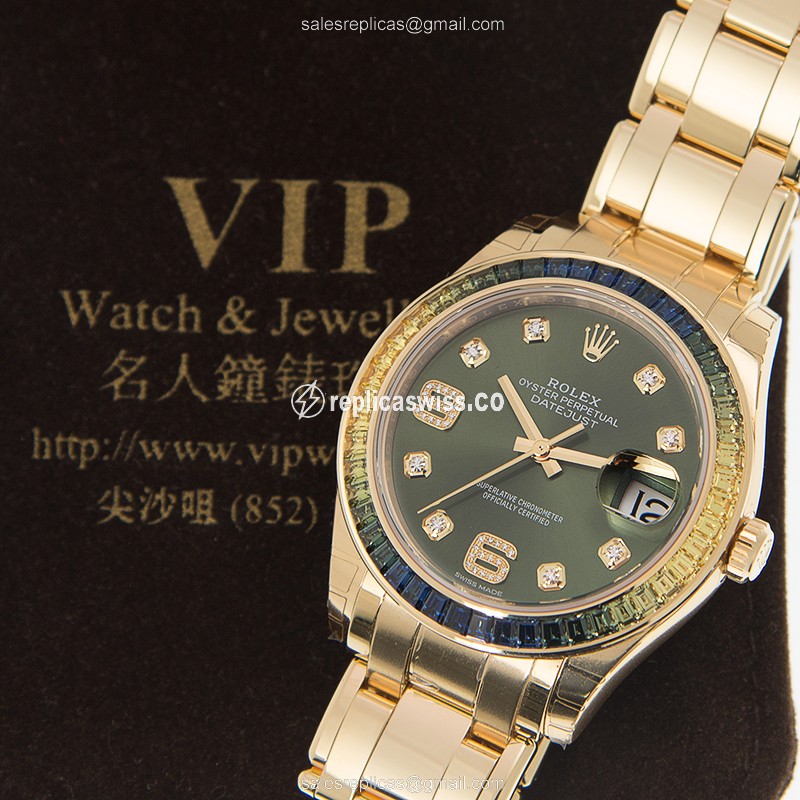 Rolex 86348SABLV DATEJUST Automatic 18kt Gold & Diamond