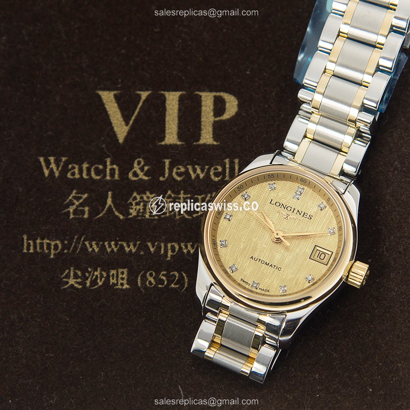 Longines L2.128.5.38.7 MASTER Automatic 18kt Gold & Steel