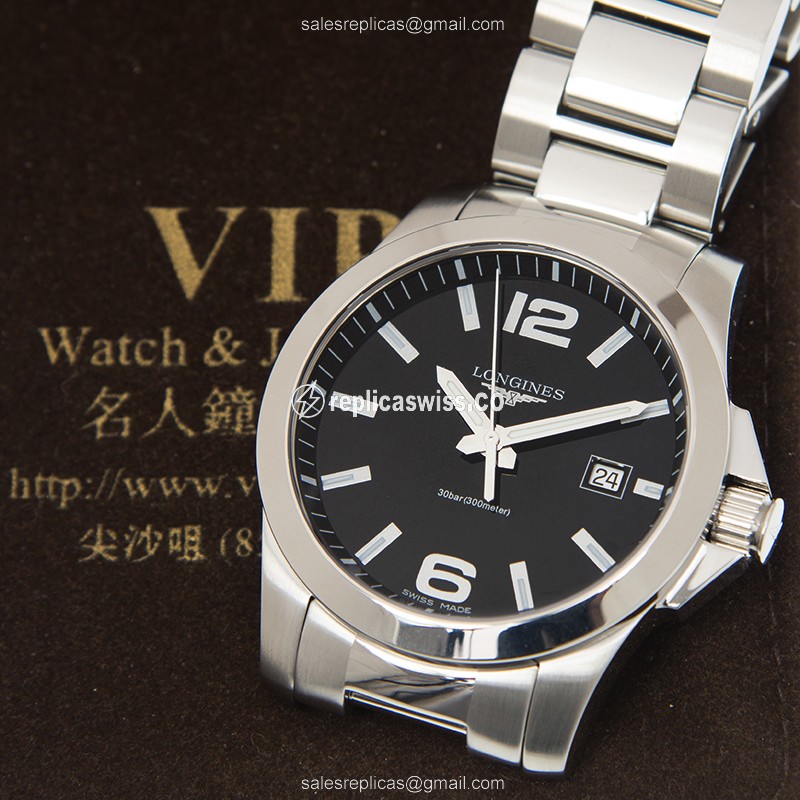 Longines L3.759.4.58.6 CONQUEST Quartz Stainless Steel