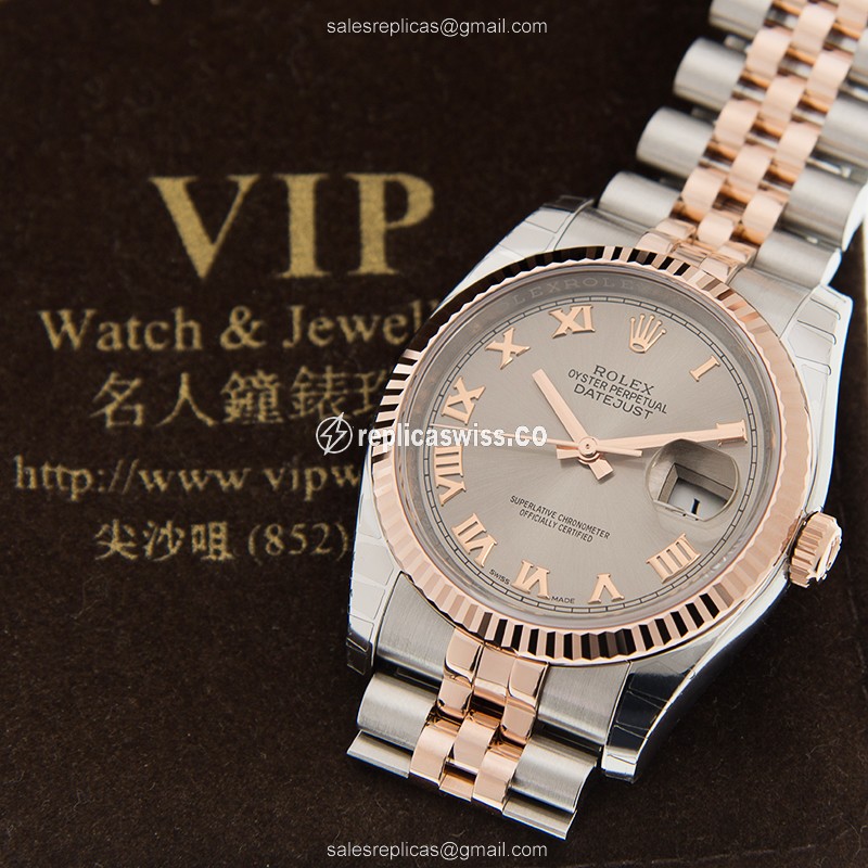 Rolex 116231G DATEJUST Automatic 18kt Rose Gold & Steel
