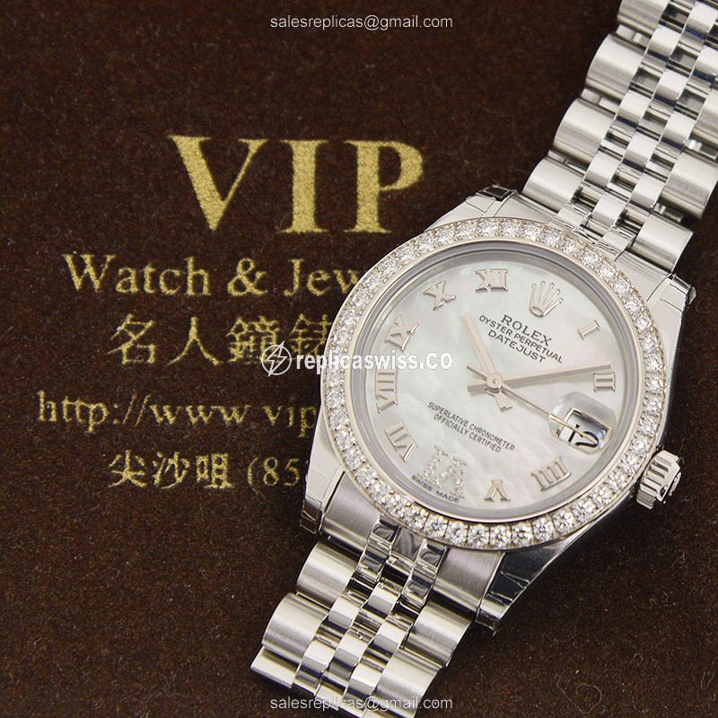 Rolex 178384NRWTVIDIA_J LADY DATEJUST Automatic 18kt White Gold & Diamond & Steel