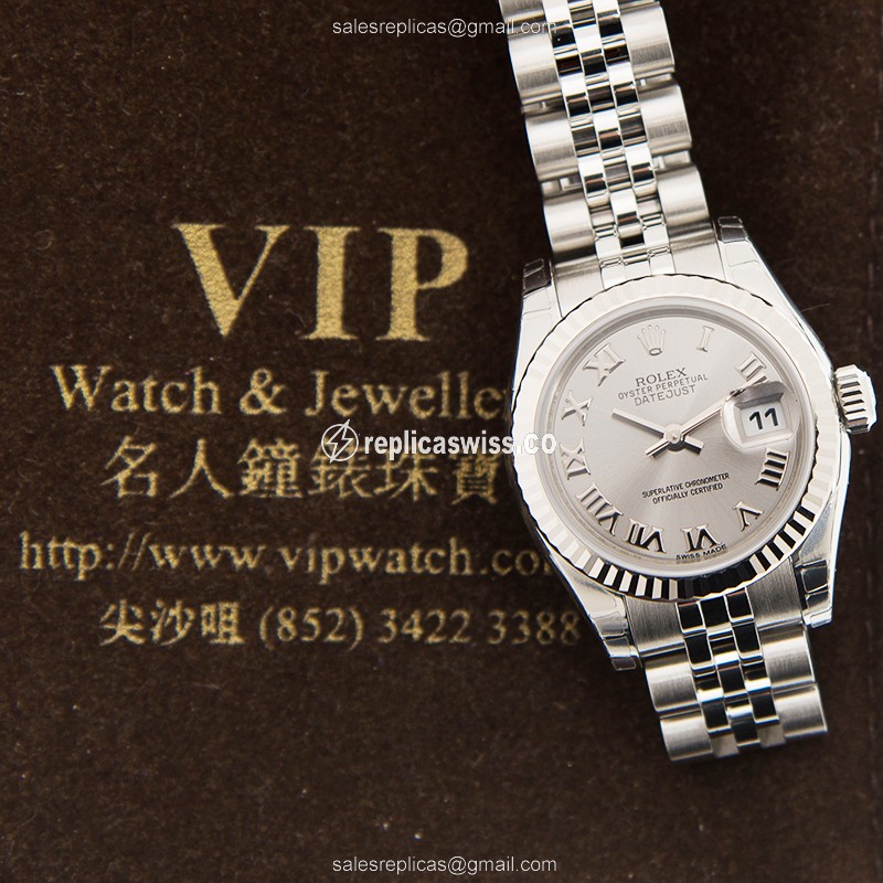 Rolex 179174GYRN LADY DATEJUST Automatic 18kt White Gold