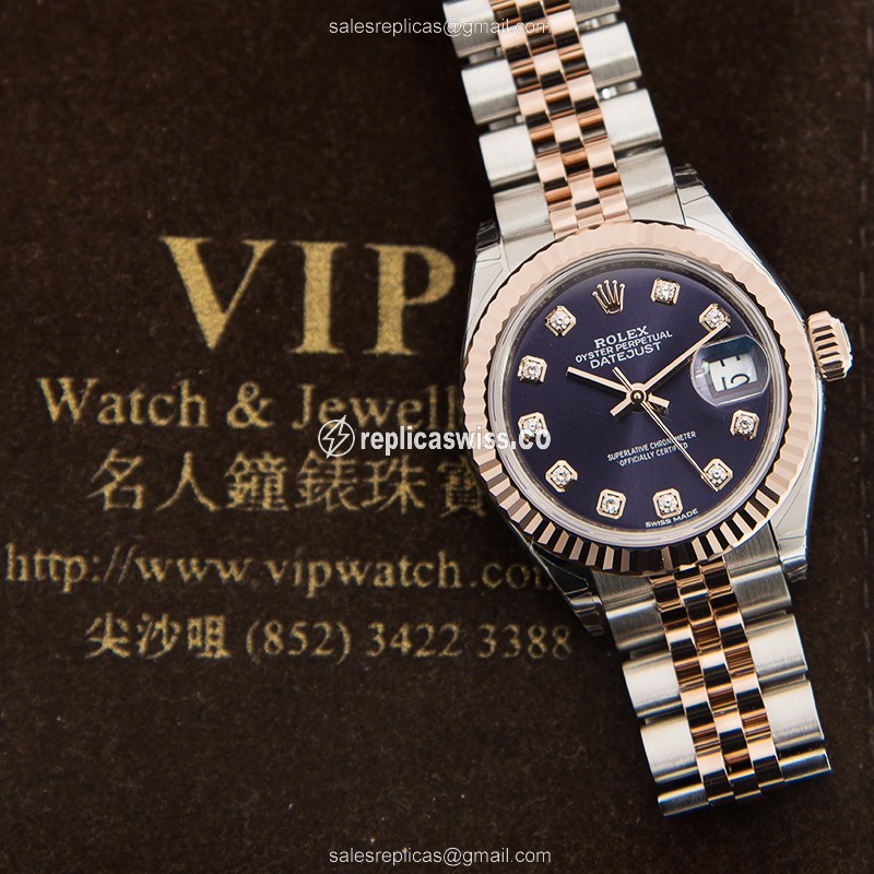 Rolex 279171-0015 LADY DATEJUST Automatic 18kt Rose Gold & Steel