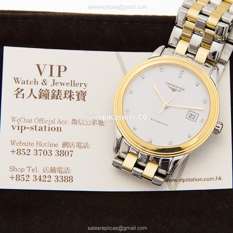 Longines L4.874.3.27.7 FLAGSHIP Automatic Gold-Plated & Stainless Steel