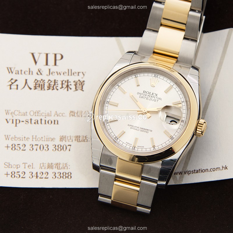 Rolex 116203SV_O DATEJUST Automatic 18kt Gold & Steel