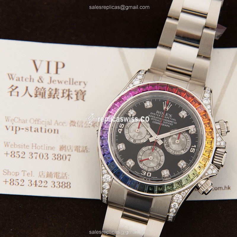 Rolex 116599RBOW-0003 DAYTONA Automatic 18kt White Gold & Diamond