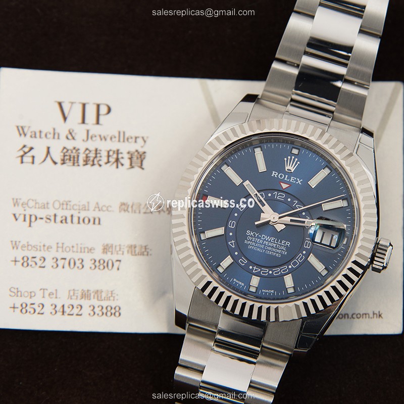 Rolex 326934-0003 SKY-DWELLER Automatic 18kt White Gold & Steel