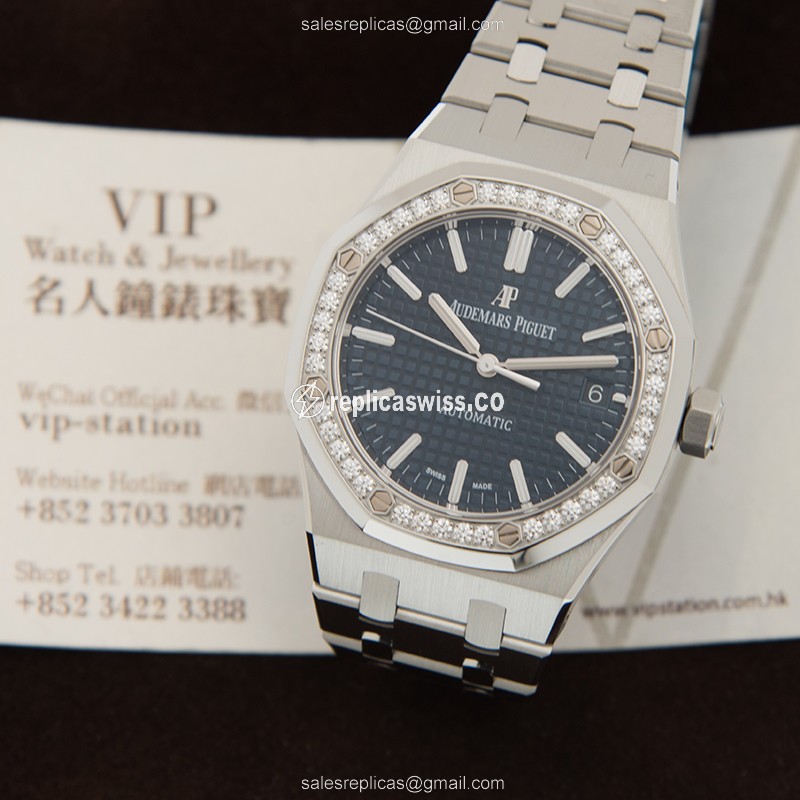 Audemars Piguet 15451ST.ZZ.1256ST.03 ROYAL OAK Automatic Stainless Steel & Diamonds