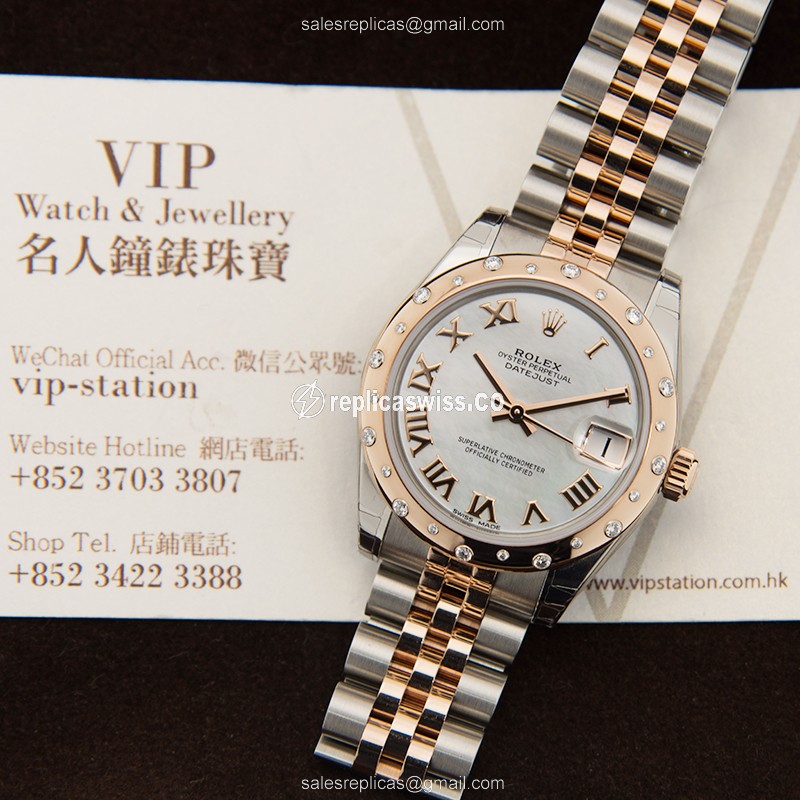 Rolex 178341WTMOPRN_J LADY DATEJUST Automatic 18kt Rose Gold & Steel