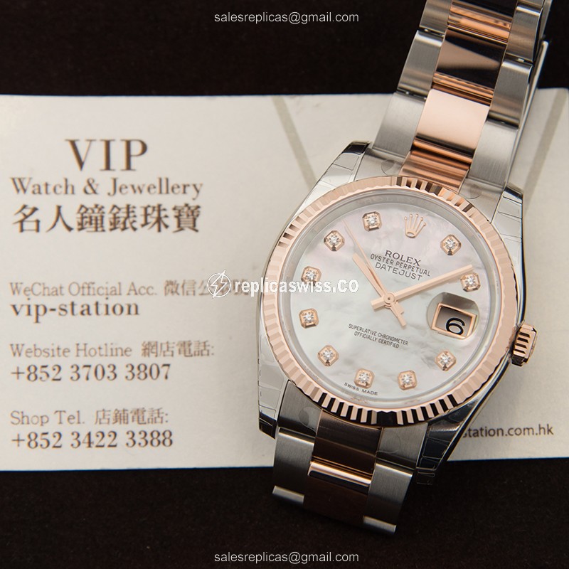Rolex 116231 DATEJUST Automatic 18kt Rose Gold & Steel