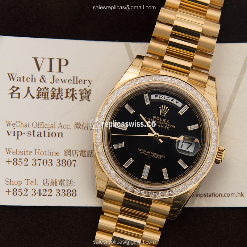Rolex 228398TBR-0001 DAY-DATE Automatic 18kt Gold & Diamond