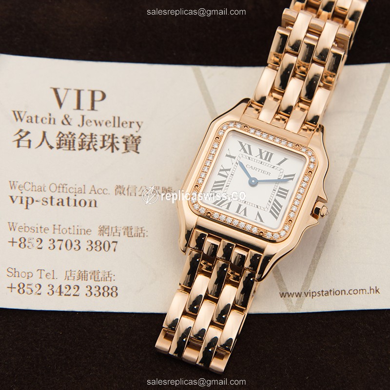 Cartier WJPN0009 PANTHeRE DE CARTIER Quartz 18kt Rose Gold & Diamonds