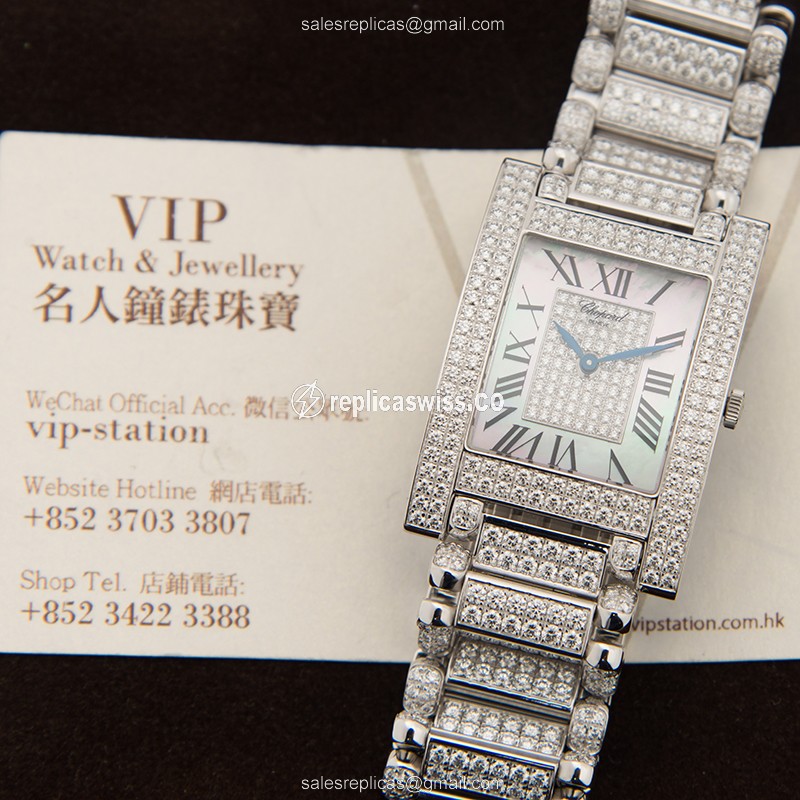 Chopard 143483-1002 WOMEN JEWELRY Quartz 18kt White Gold & Diamond