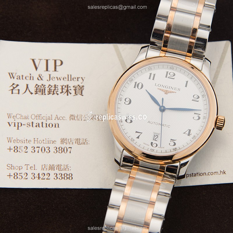 Longines L2.628.5.79.7 MASTER Automatic 18kt Rose Gold & Steel