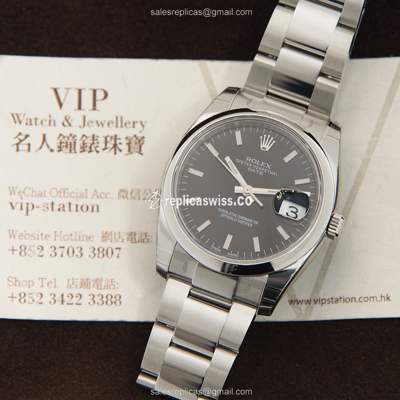 Rolex 115200BK_O OYSTER PERPETUAL Automatic Stainless Steel