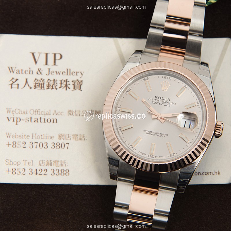Rolex 126331SV_O DATEJUST Automatic 18kt Rose Gold & Steel