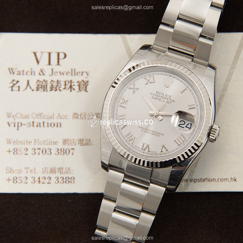 Rolex 116234G DATEJUST Automatic 18kt White Gold & Steel
