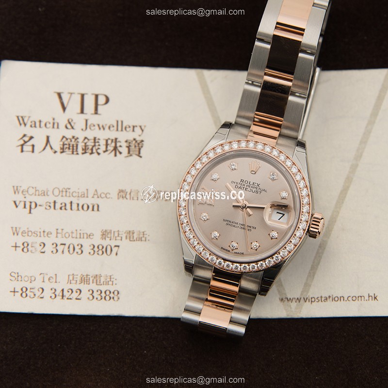 Rolex 279381RBR-PKG17IX_O LADY DATEJUST Automatic 18kt Rose Magic & Diamond