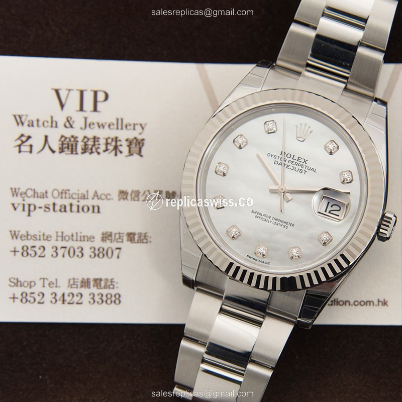 Rolex 126334-0019 DATEJUST Automatic 18kt White Gold & Steel