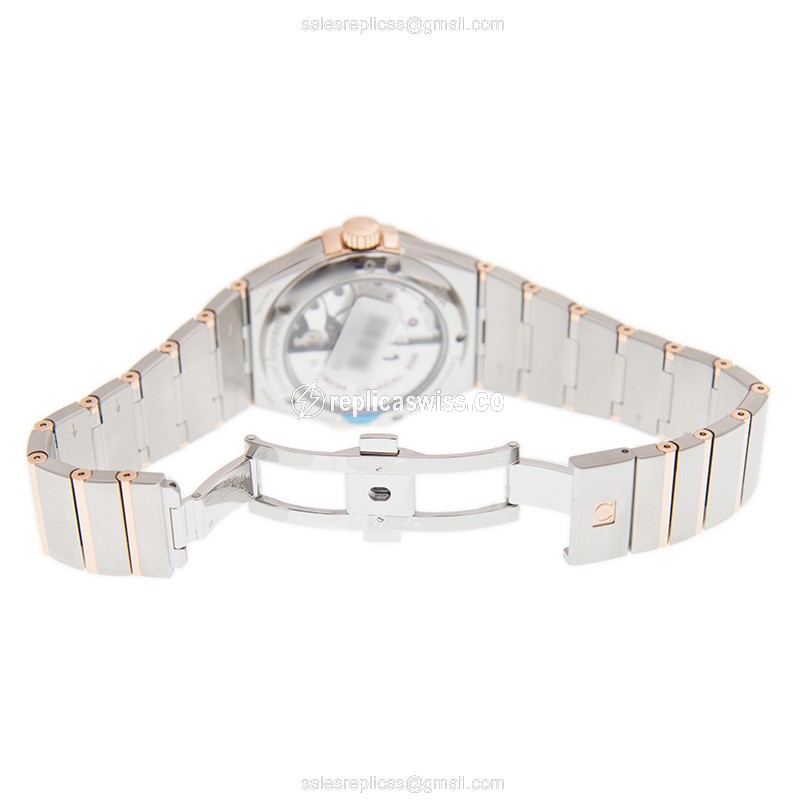 Omega 123.20.38.21.02.007 CONSTELLATION Automatic 18kt Rose Gold & Steel