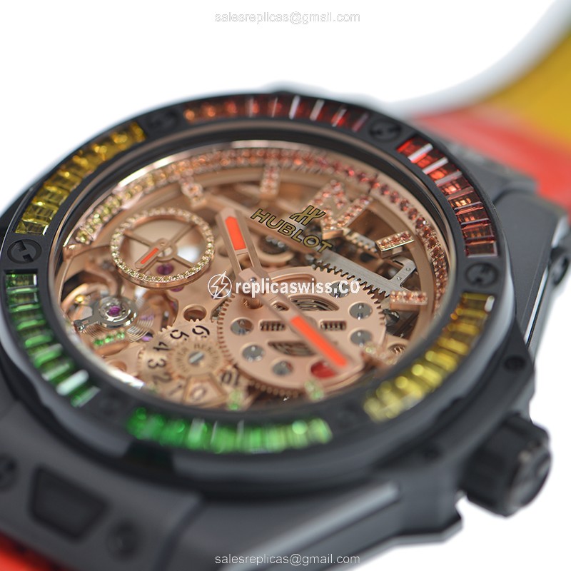 Hublot 414.CI.4010.LR.4096.NJA19 BIG BANG Manual Wind Ceramic