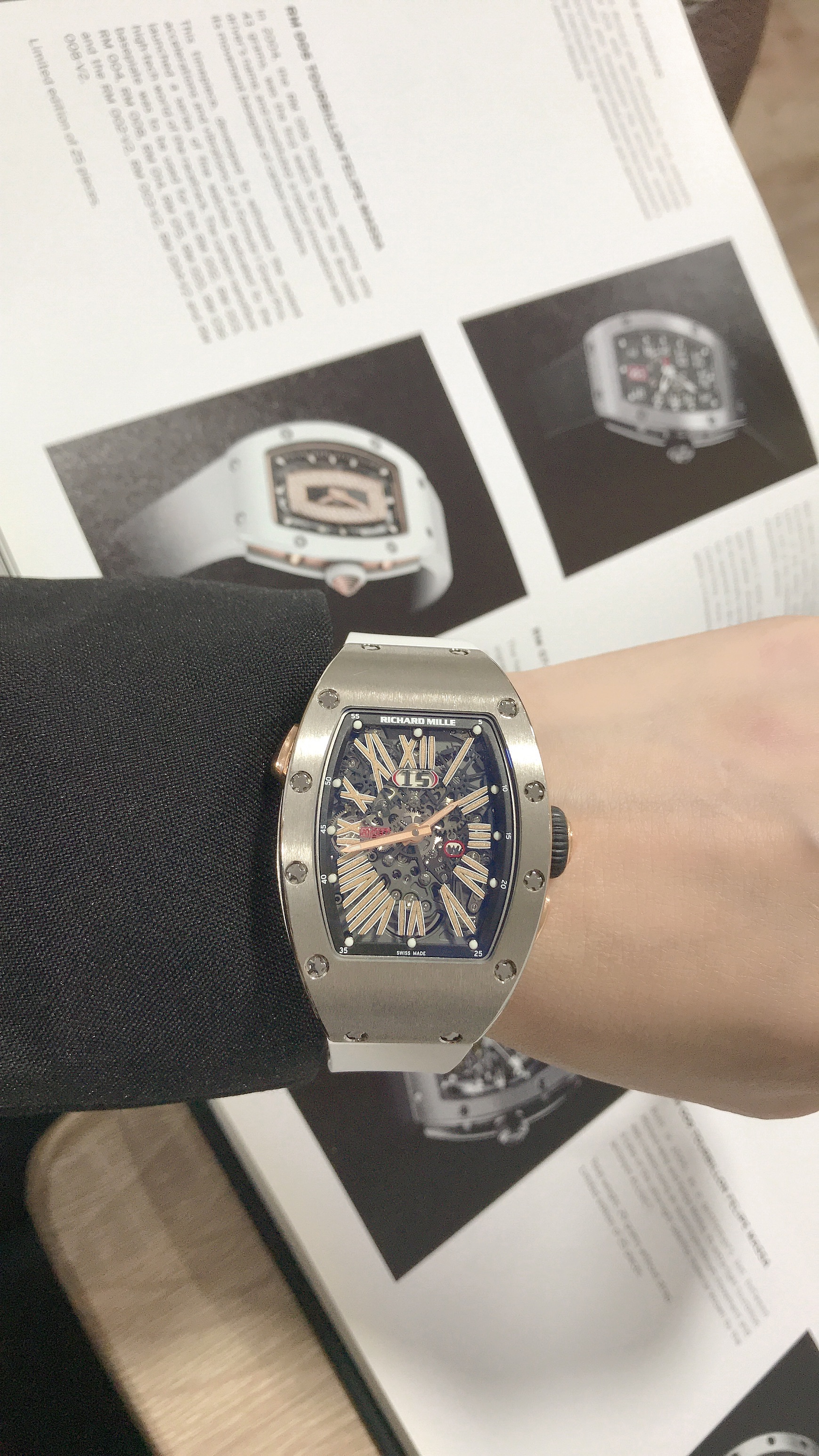 Richard Mille RM037 AO WG LADY SERIES Automatic Stainless Steel