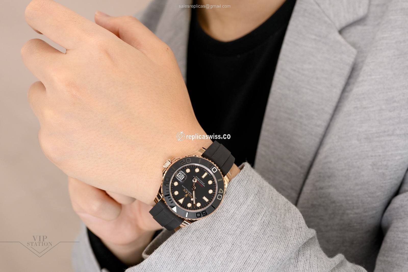 Rolex 268655-0010 YACHT MASTER Automatic 18kt Rose Gold