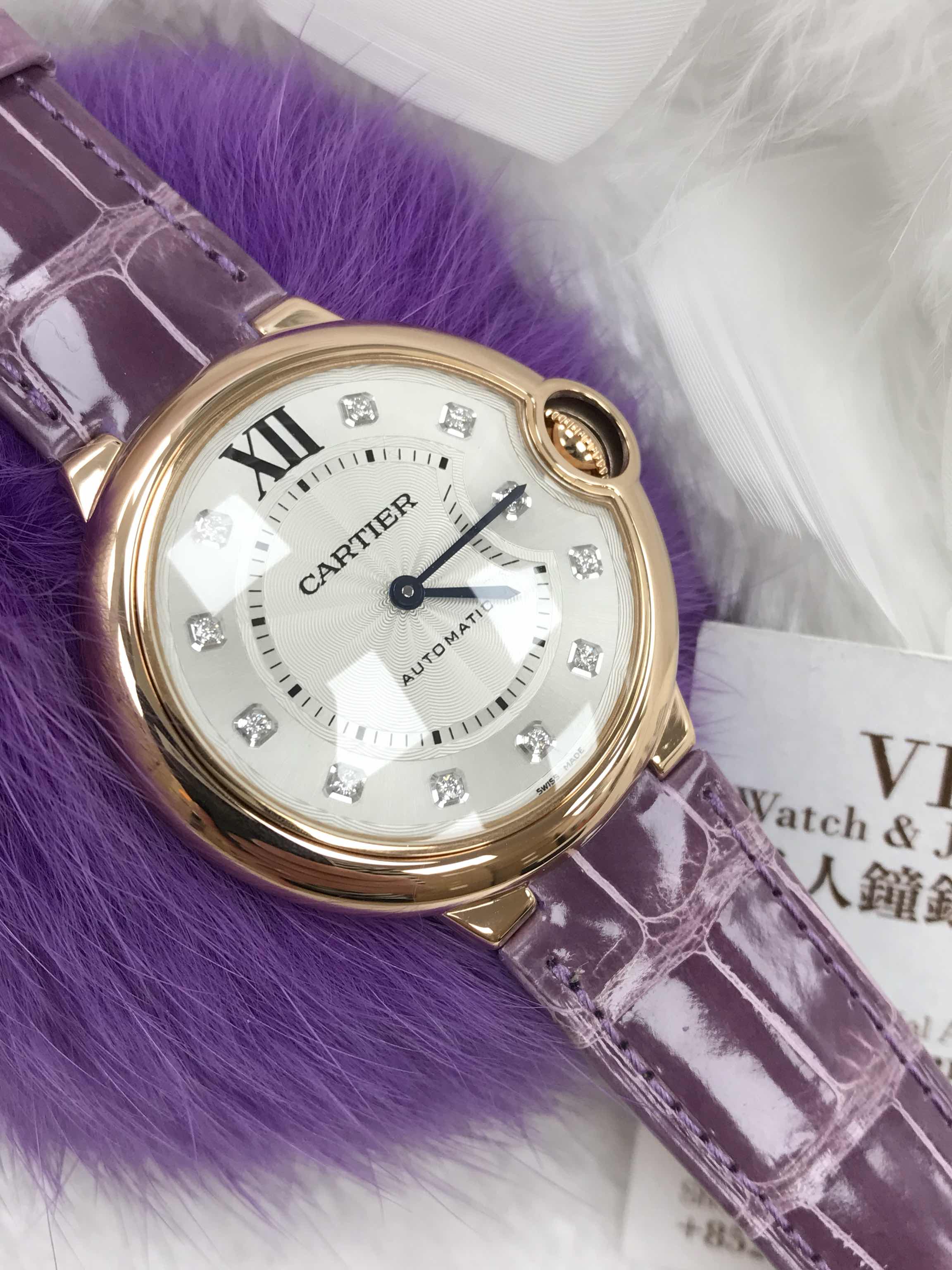 Cartier WJBB0010 BALLON BLEU Automatic 18kt Rose Gold