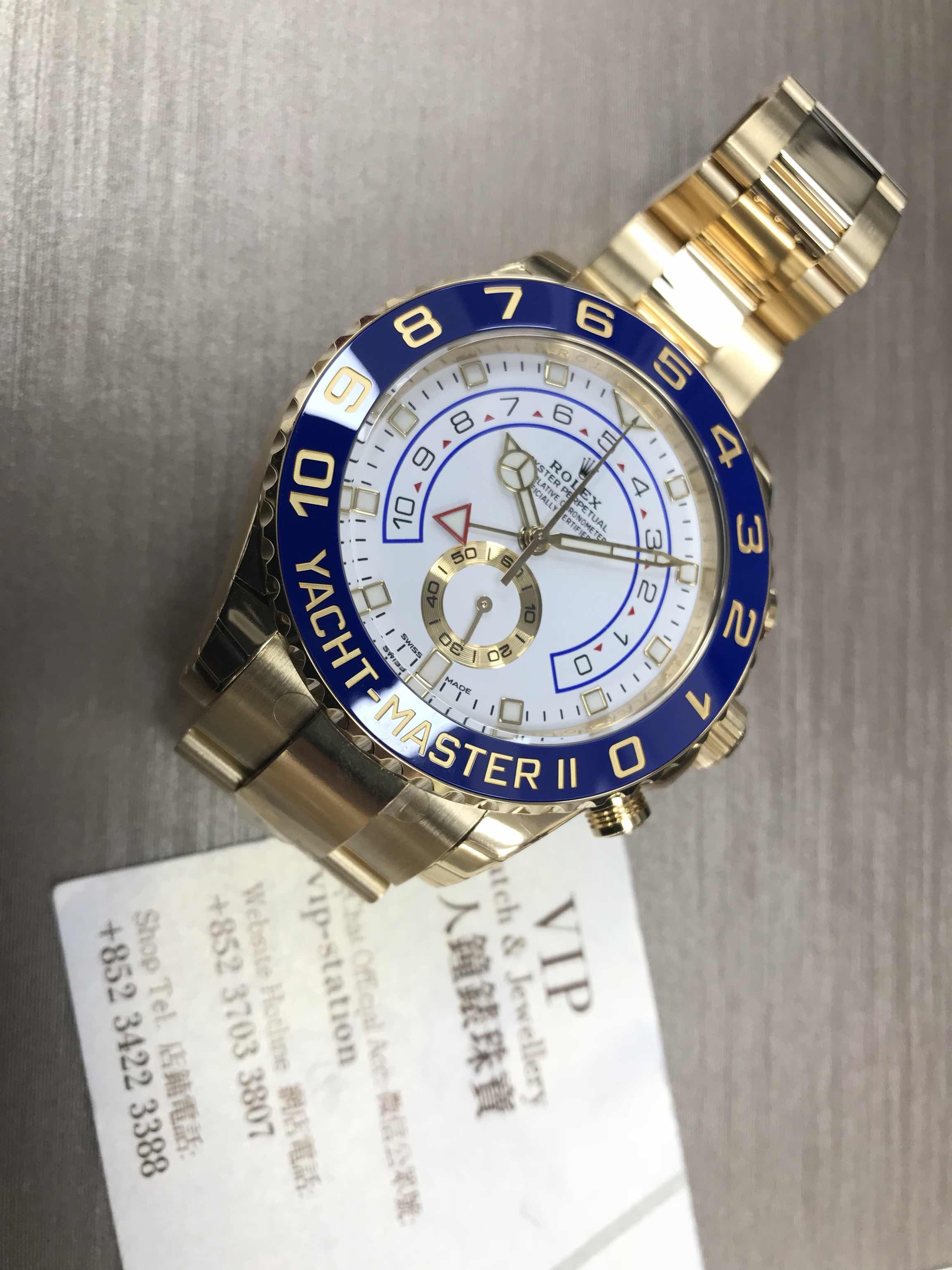 Rolex 116688-0002 YACHT MASTER II Automatic 18kt Yellow Gold