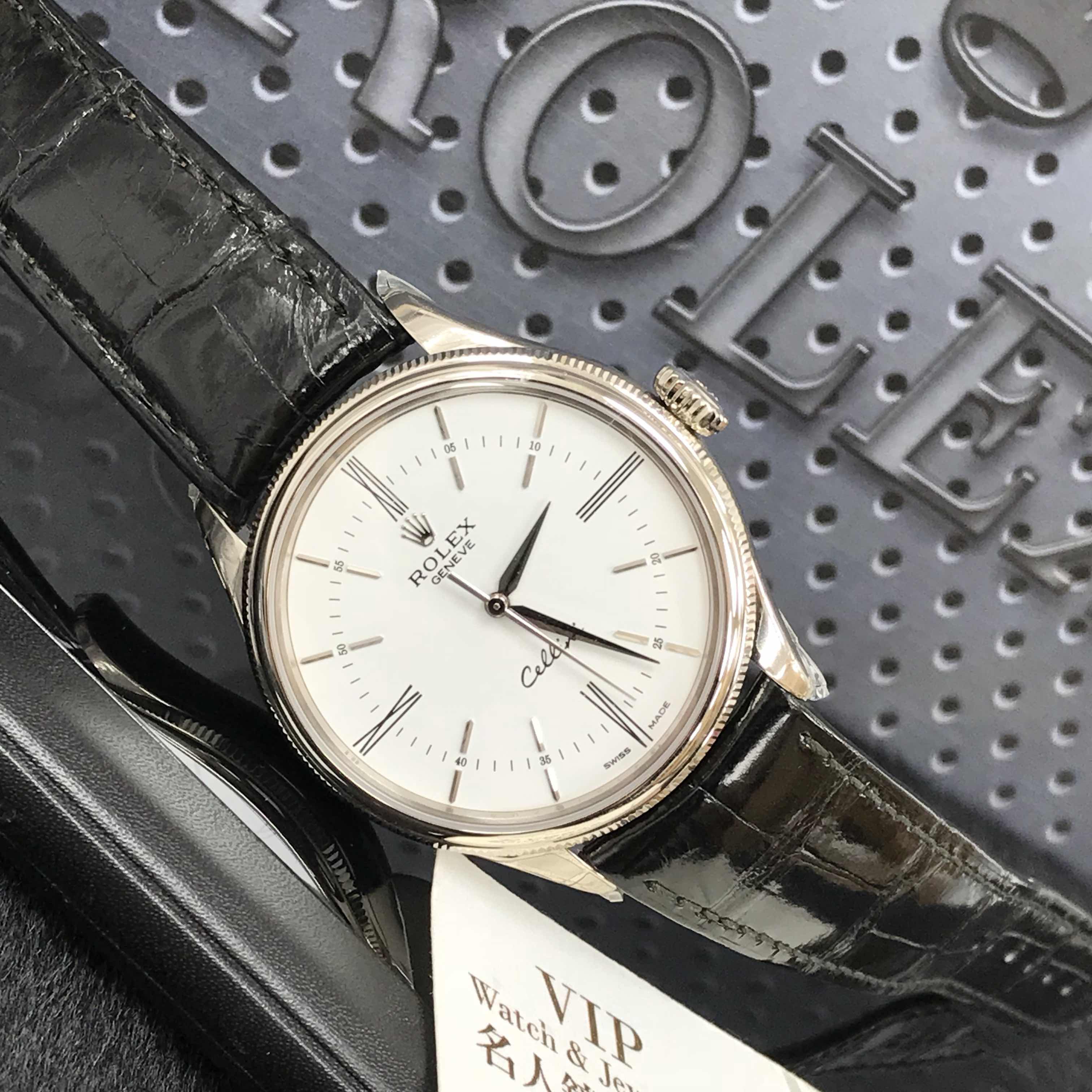 Rolex 50509 CELLINI SERIES Automatic 18kt White Gold