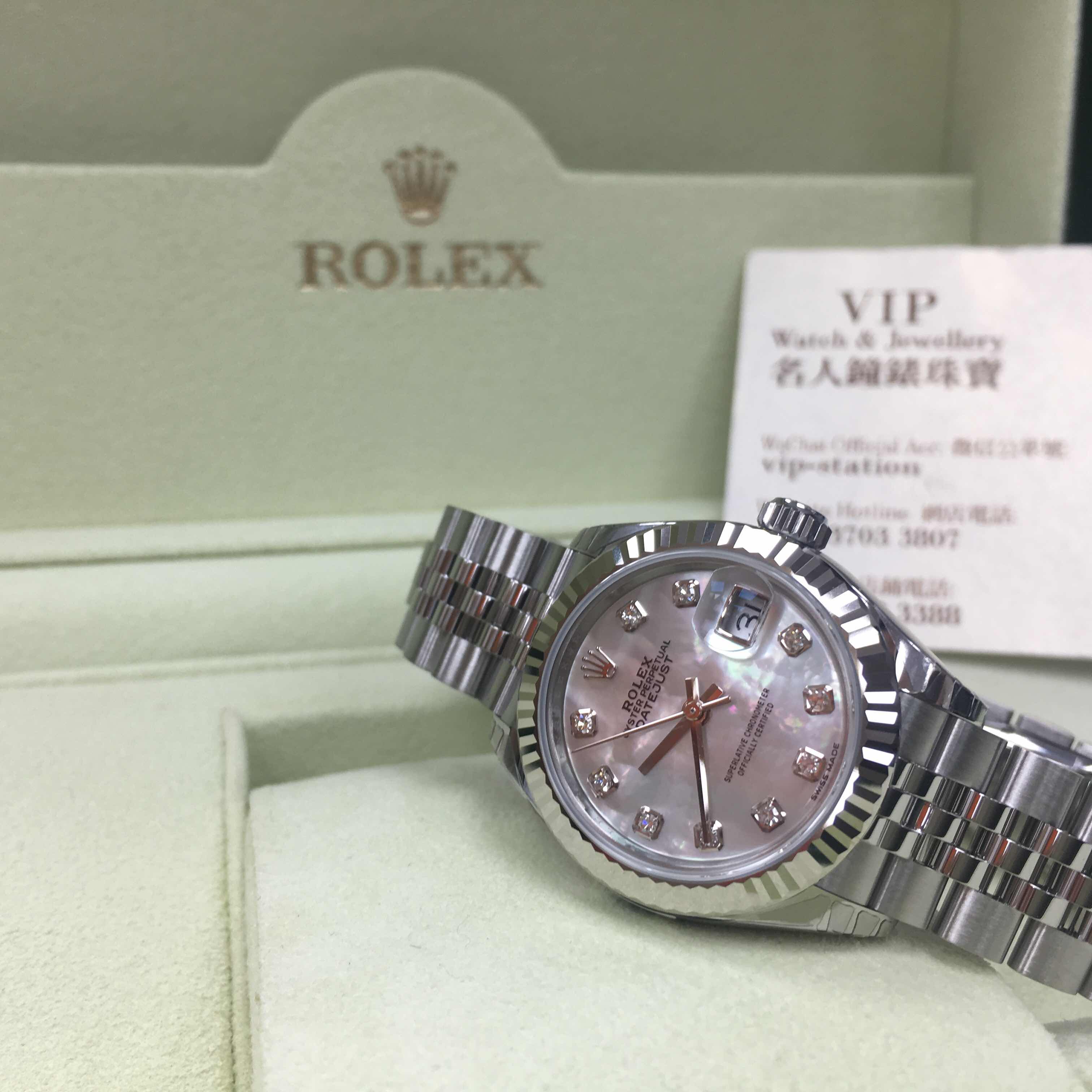 Rolex 279174-0009 LADY DATEJUST Automatic 18kt White Gold & Steel