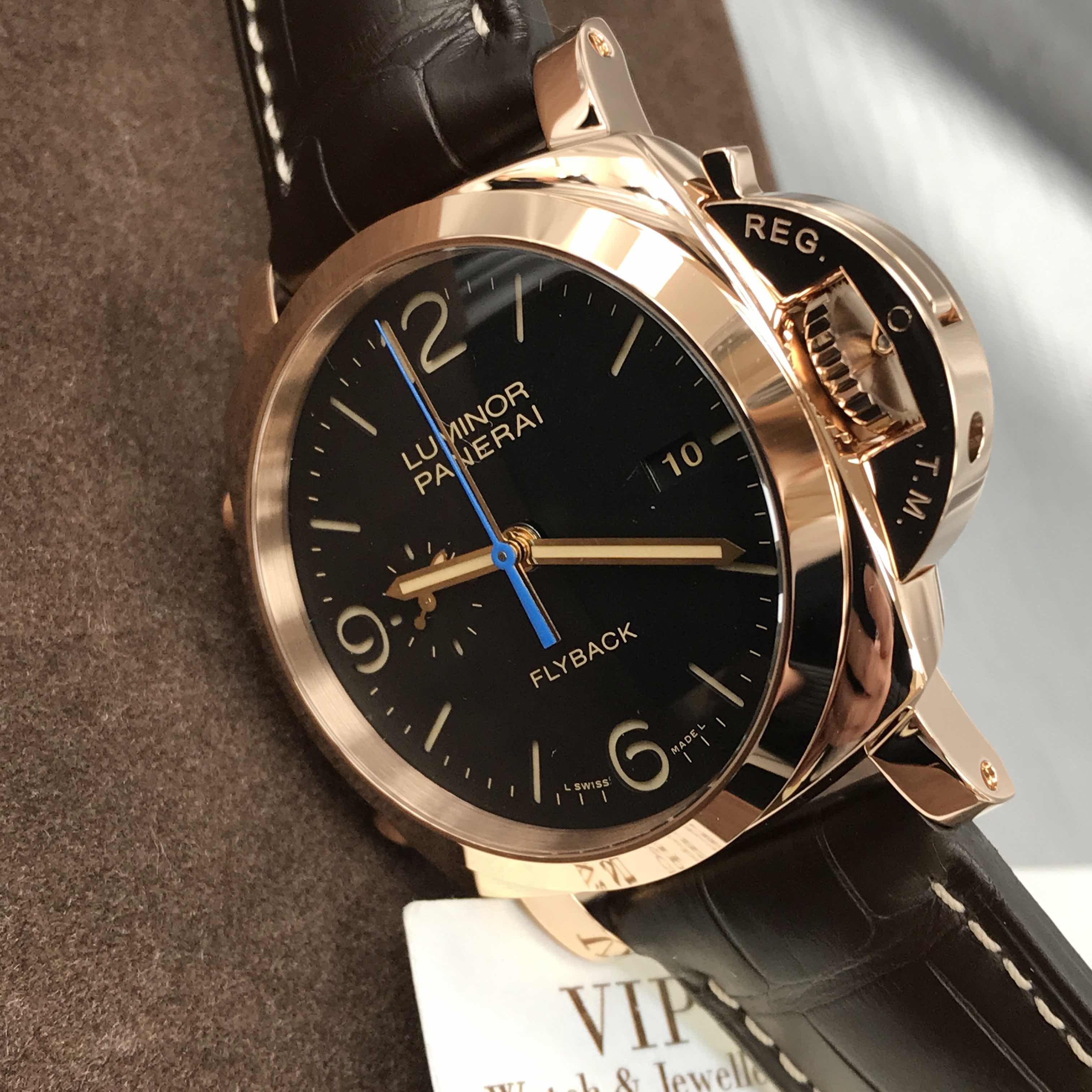 Panerai PAM00525 LUMINOR Automatic 18kt Rose Gold