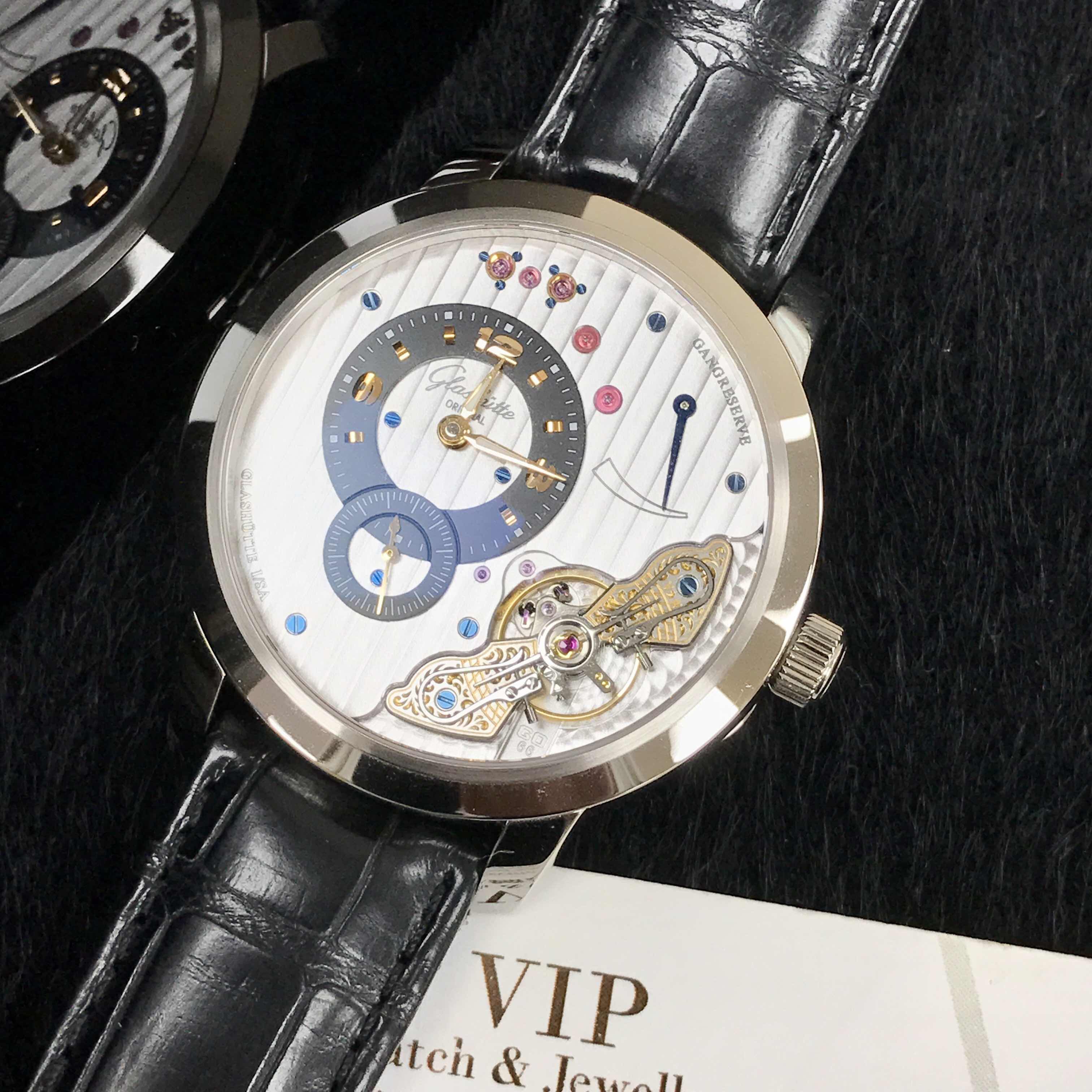 Glashutte 1-66-01-04-34-05 PANO Manual Wind 18kt White Gold