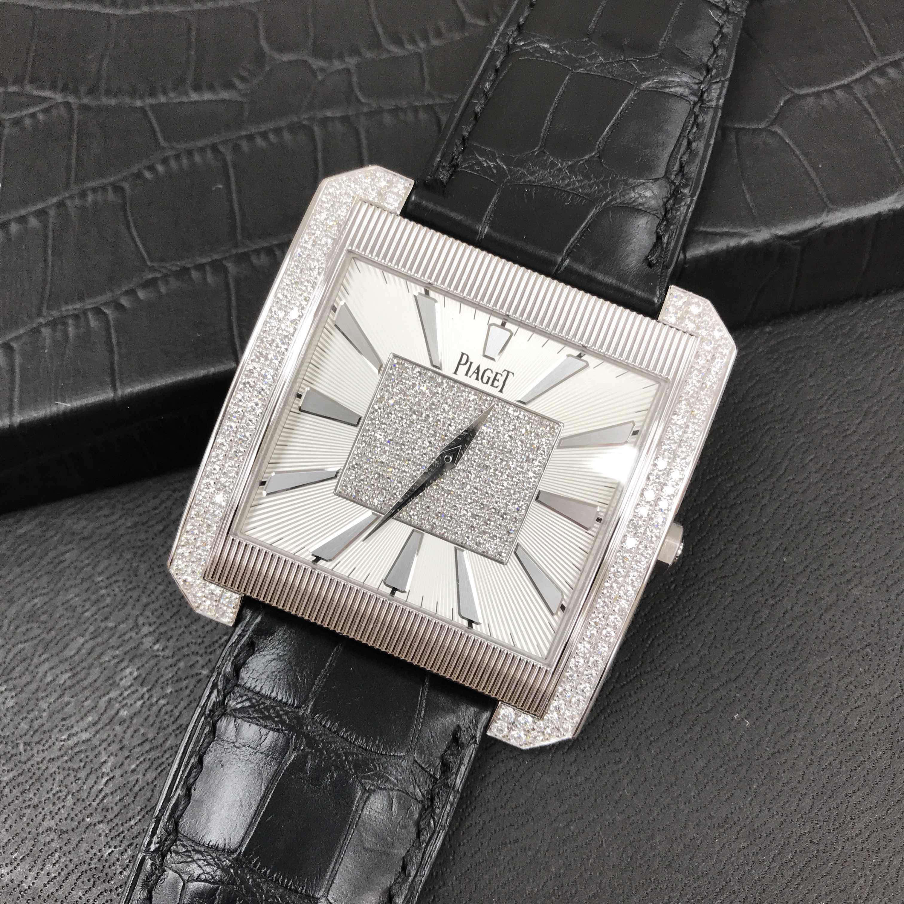 Piaget G0A32006 BLACK TIE Manual Wind 18kt White Gold & Diamond