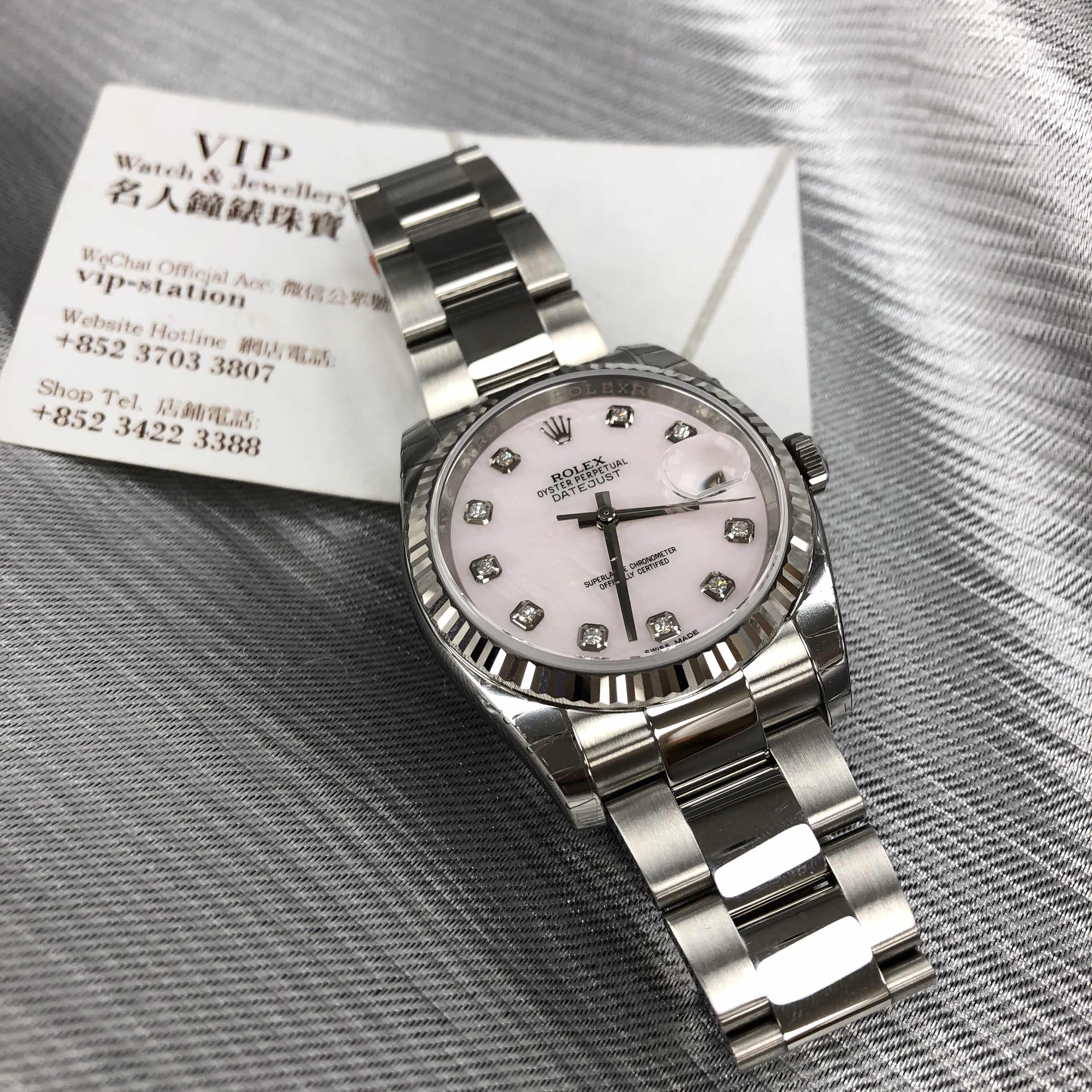 Rolex 116234 DATEJUST Automatic 18kt White Gold & Steel