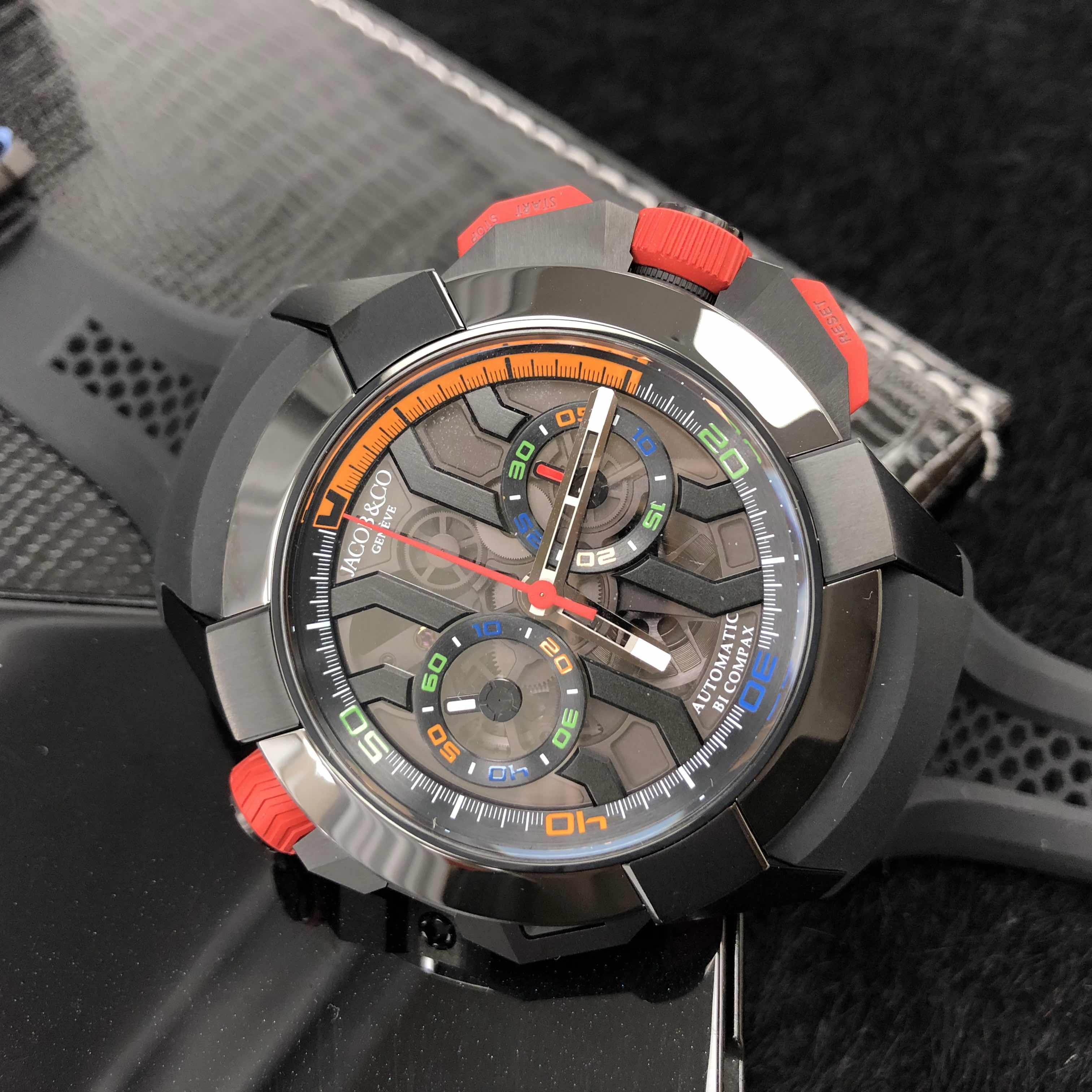 Jacob & Co 313.21.SB.BU.B HA4D EPIC X CHRONO Automatic Stainless Steel