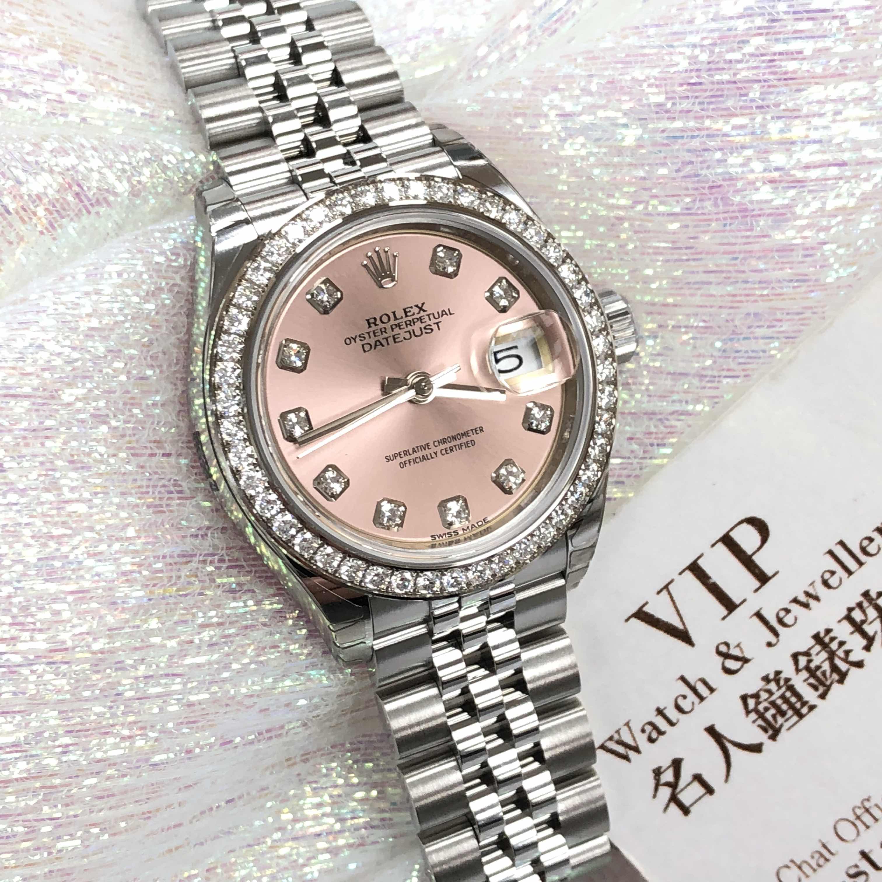 Rolex 279384RBR-0003 LADY DATEJUST Automatic 18kt White Gold & Diamond & Steel