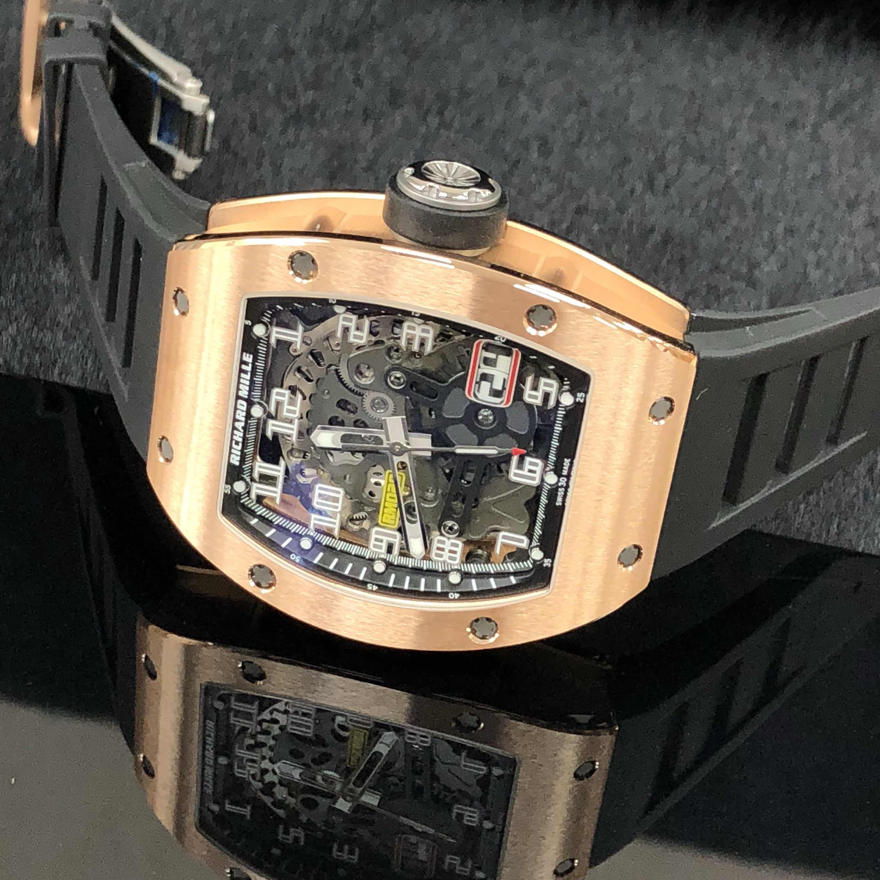 Richard Mille RM029-RG OVERSIZE DATE Automatic 18kt Rose Gold