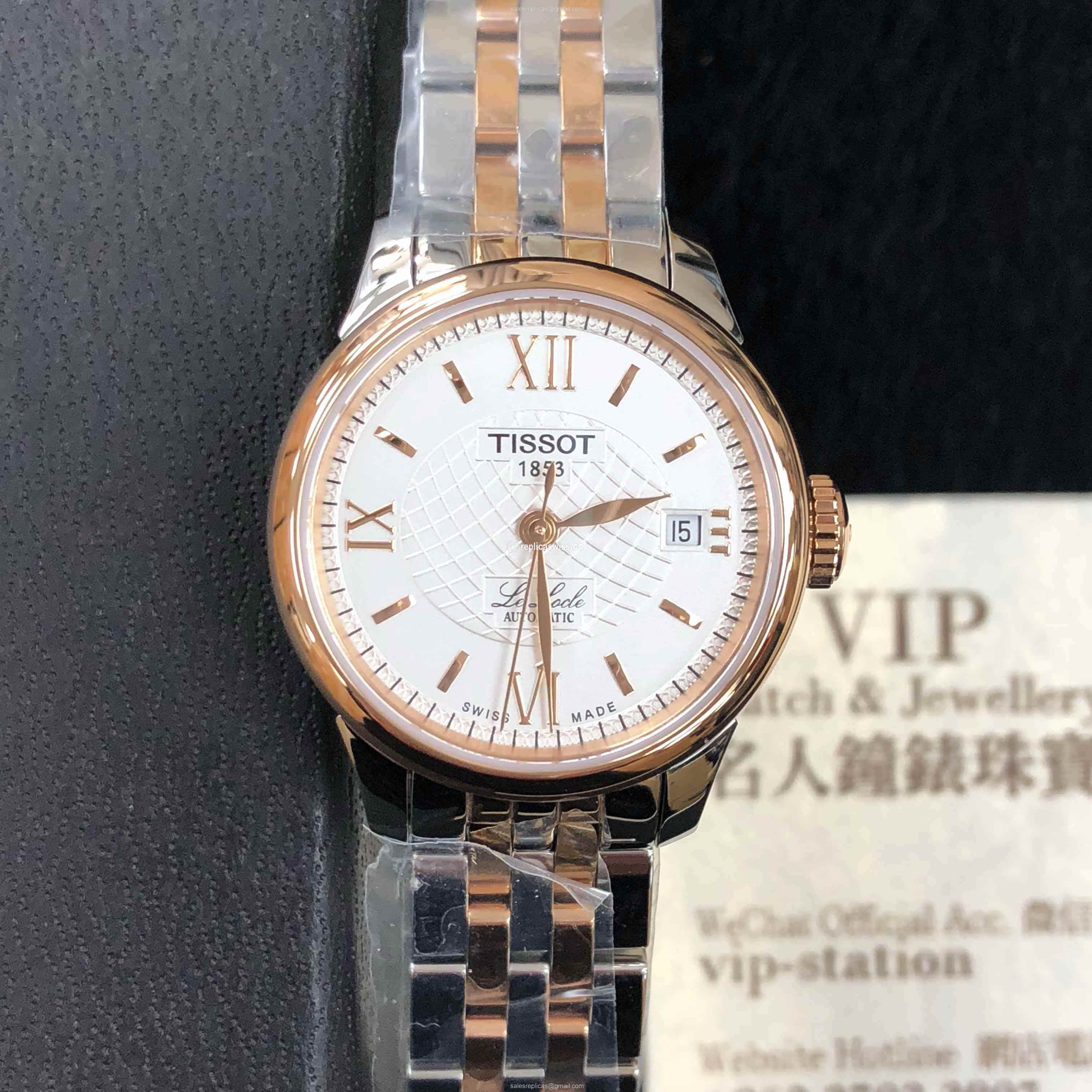 Tissot T41.2.183.33 LE LOCLE SERIES Automatic Gold-Plated & Stainless Steel