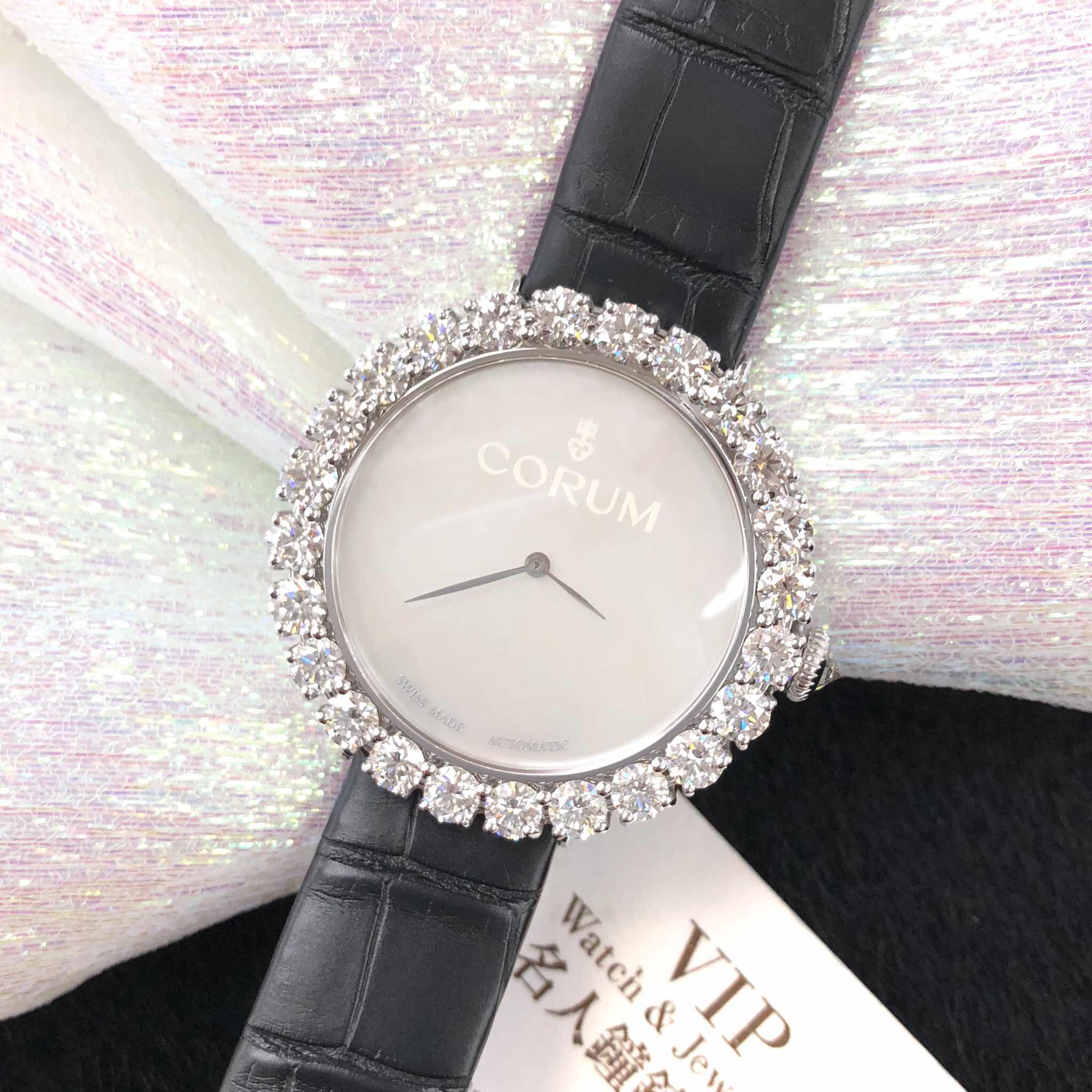 Corum 058.100.69/0001 PN02 Automatic 18kt White Gold & Diamond