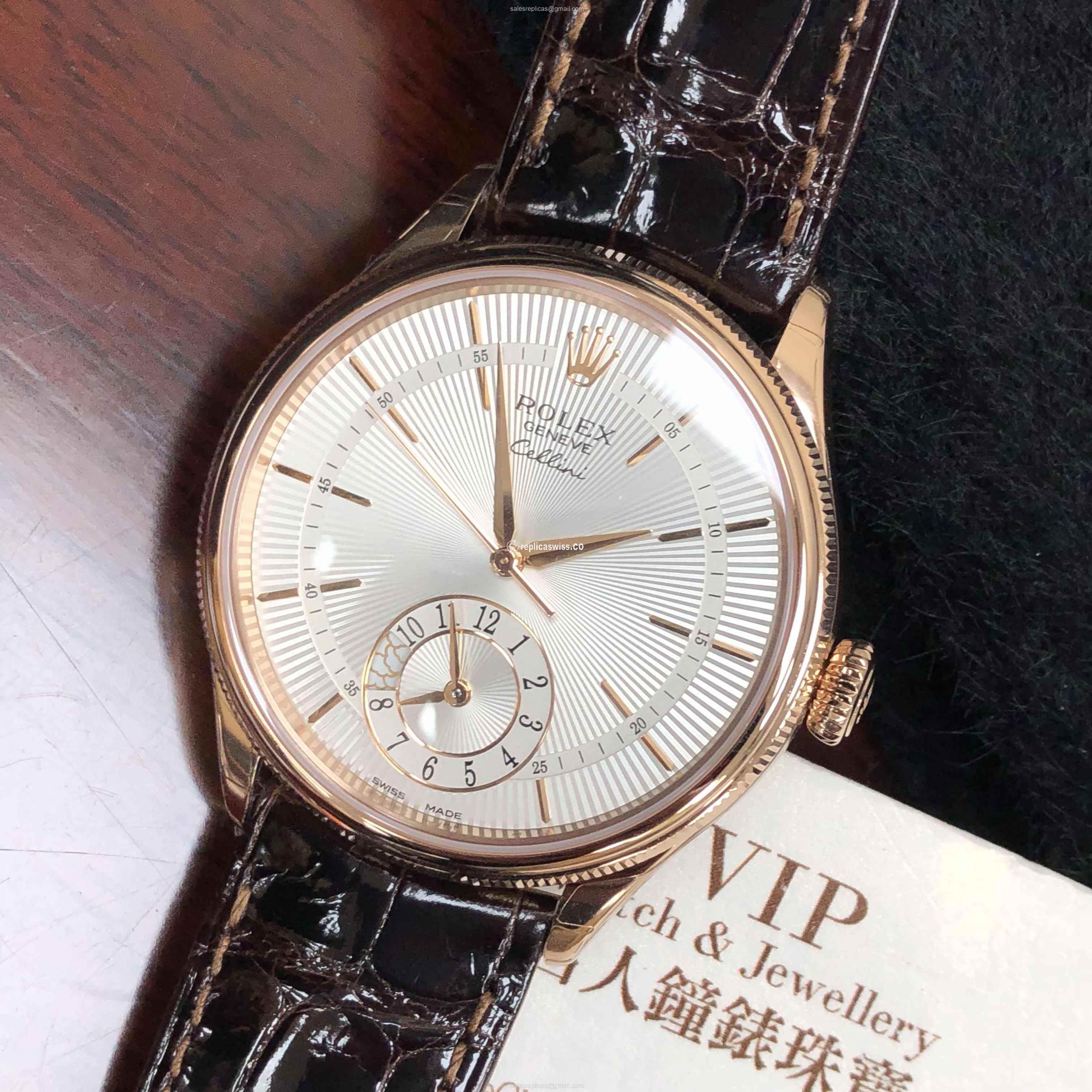 Rolex 50525 CELLINI SERIES Automatic 18kt Rose Gold