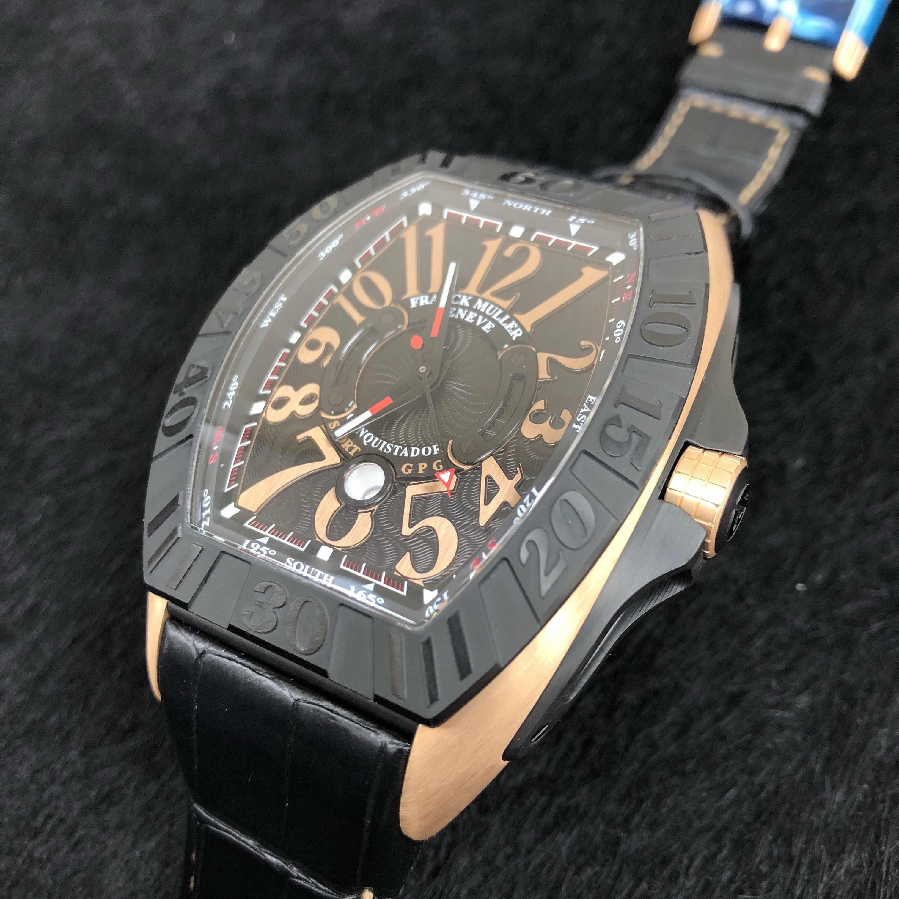 Franck Muller 9900 SC DT GPG (TT.NR.5N) CONQUISTADOR GPG Automatic 18kt Rose Gold & Steel
