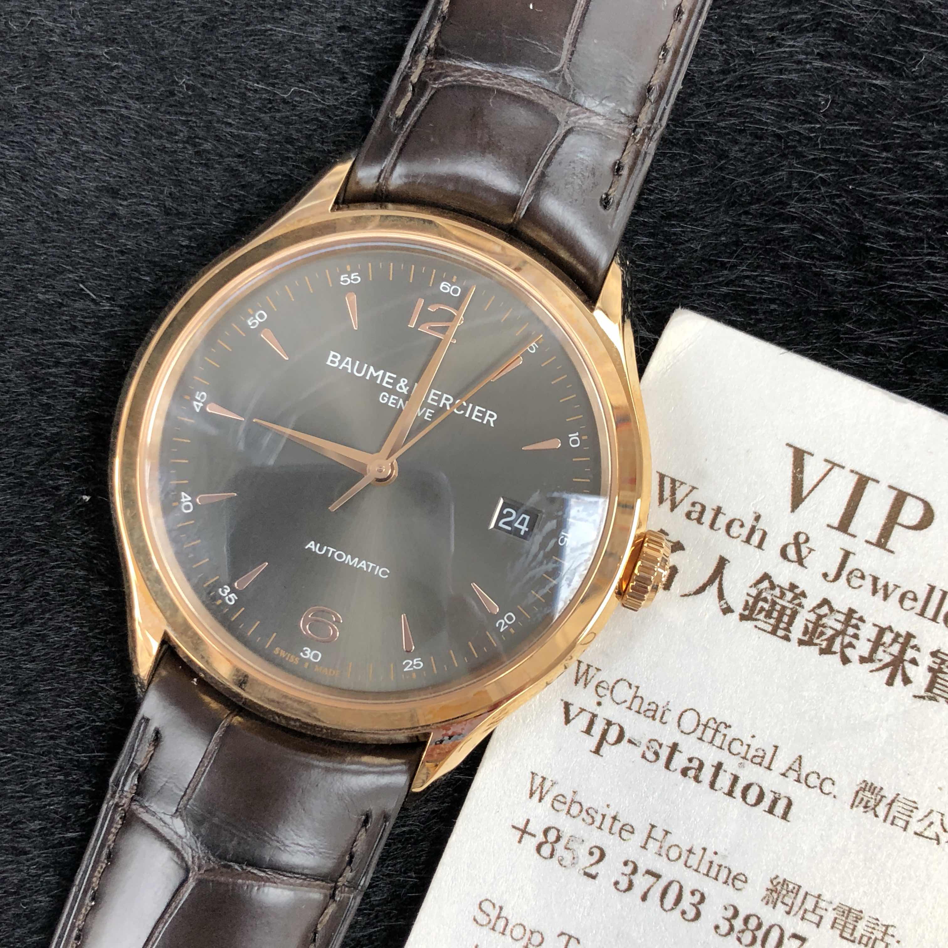 Baume & Mercier M0A10059 CLIFTON Automatic 18kt Rose Gold