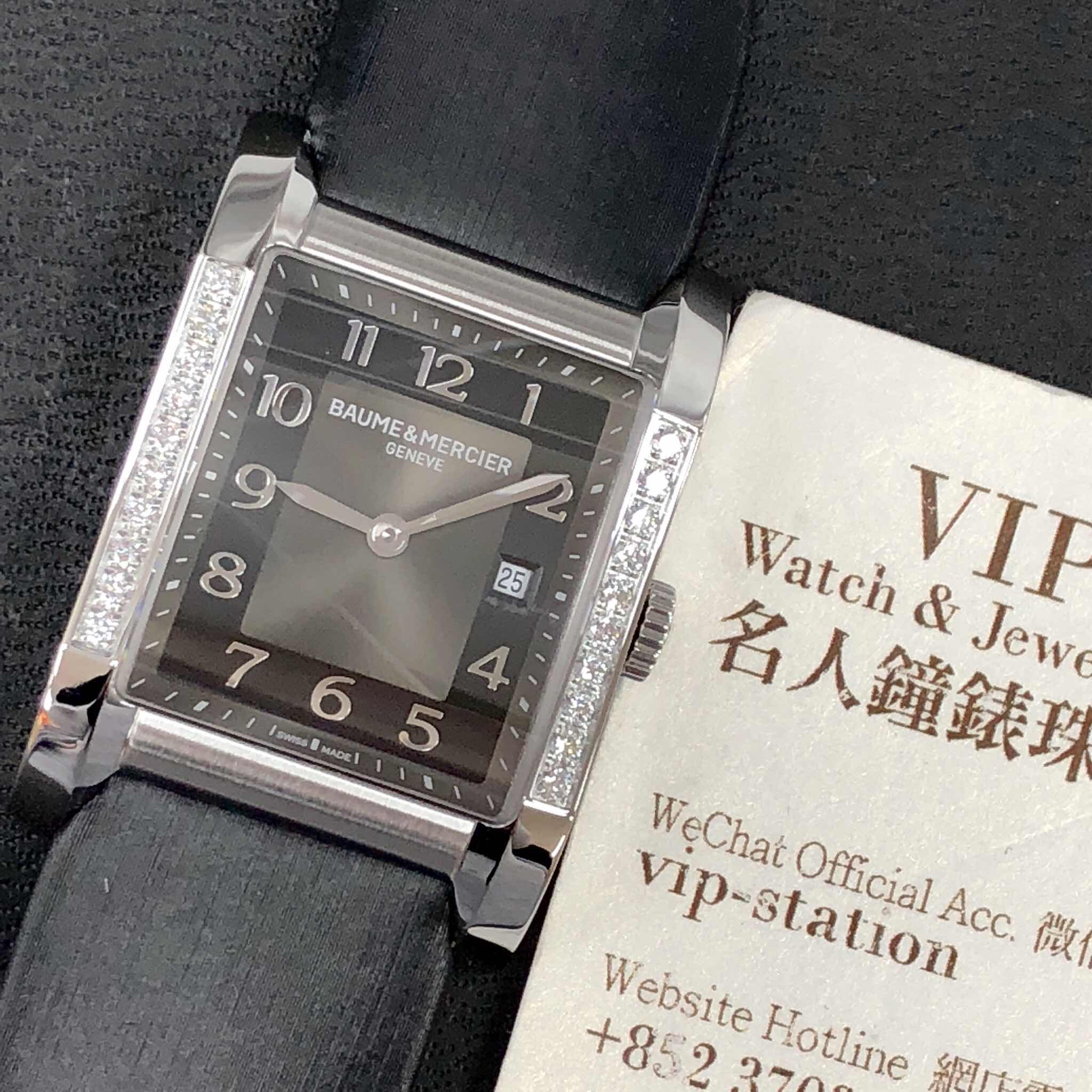 Baume & Mercier M0A10022 HAMPTON Quartz Stainless Steel & Diamonds